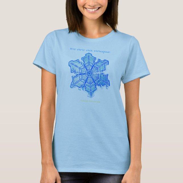 Single Snowflake T-Shirt (Front)