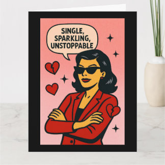 Single, Sparkling, Unstoppable Card