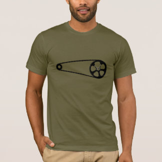 SINGLE SPEED FIXIE CHAIN FREEWHEEL BIKE T-SHIRT