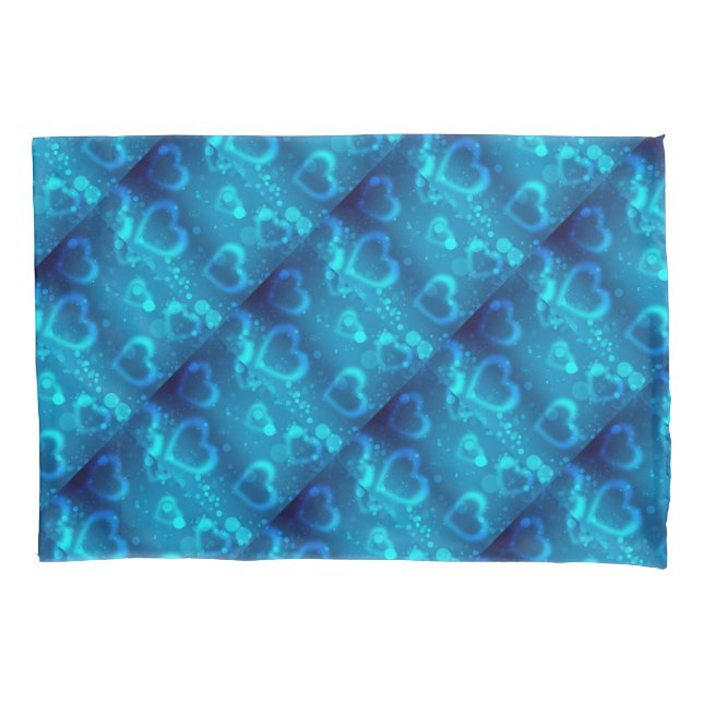 Single Standard Size Pillowcase/Hearts Pillowcase (Front)