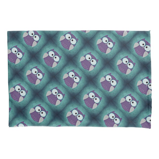 Single Standard Size Pillowcase/Owl Pillowcase (Front)