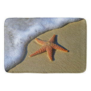Single Starfish on Beach Bath Mat