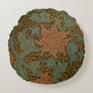 'Single Stem' wallpaper design Round Pillow
