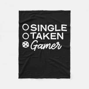 Single Taken Gamer Fleece Blanket