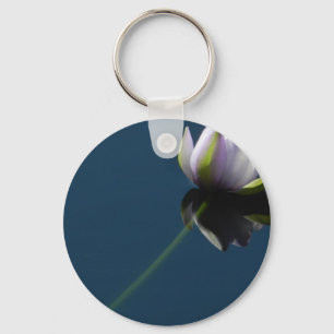 Single water lily keychain