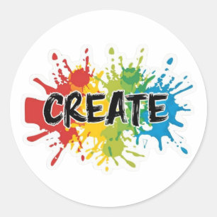 single word create sticker