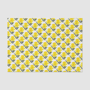 Single Yellow Narcissus Daffodil Tissue Paper