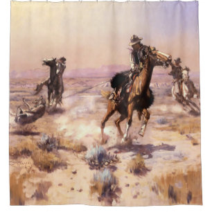“Singlehanded” Western Art by Charles M Russell