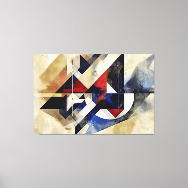 Singular Abstraction Canvas Print (Front)
