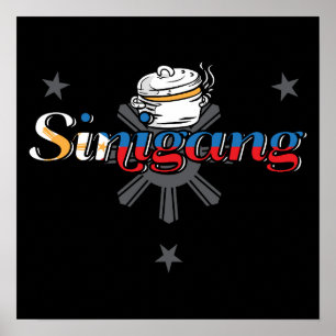 Sinigang Philippines Filipino Food Poster