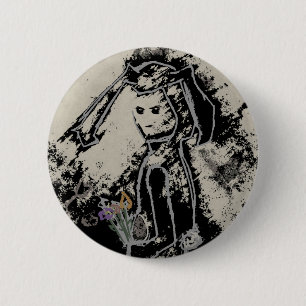 sinister bunny 2 inch round button