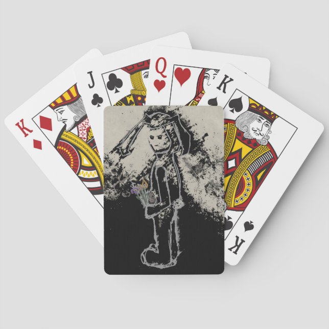 sinister bunny playing cards (Back)