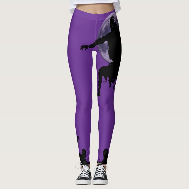 "Sinister Cemetery" Leggings (Front)