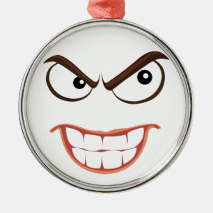 SINISTER FACE METAL ORNAMENT