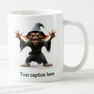 Sinister Goblin Wizard Summoner Coffee Mug