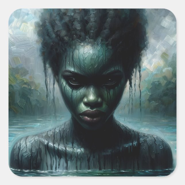 Sinister Lake Lanier Spirit Square Sticker (Front)
