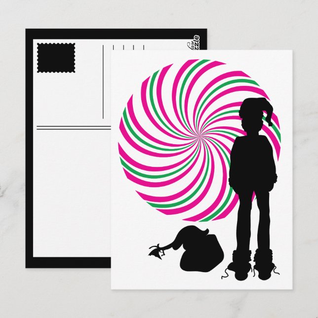 sinister santa postcard (Front/Back)