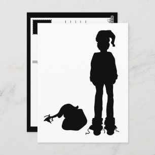 sinister santa postcard