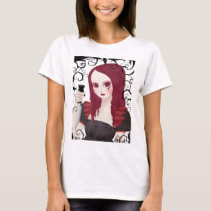 Sinister Scarlet Babydoll Fitted Shirt