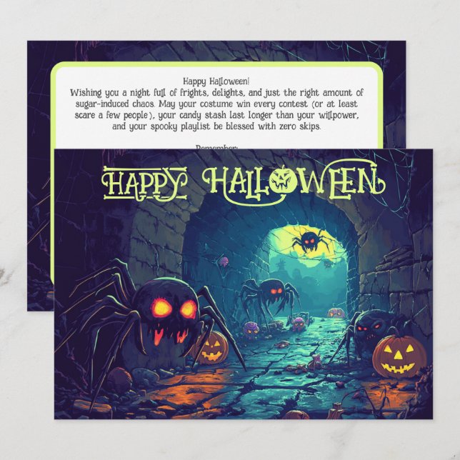 Sinister Sewer Spectacle Card (Front/Back)