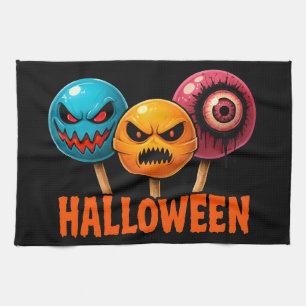 Sinister Sweets Halloween Kitchen Towel