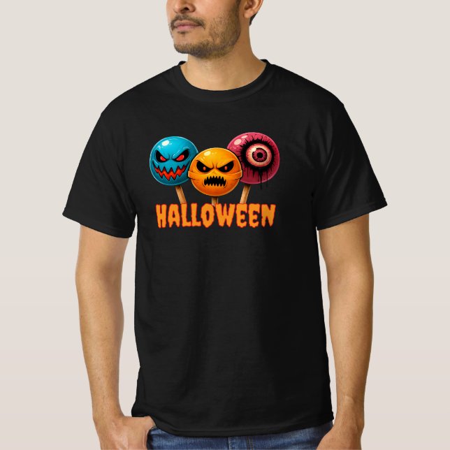Sinister Sweets Halloween T-Shirt (Front)