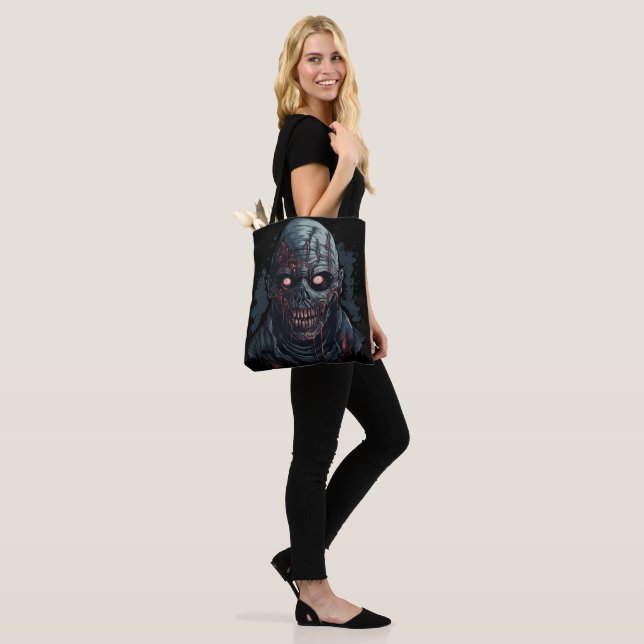 Sinister Undead Tote Bag (On Model)