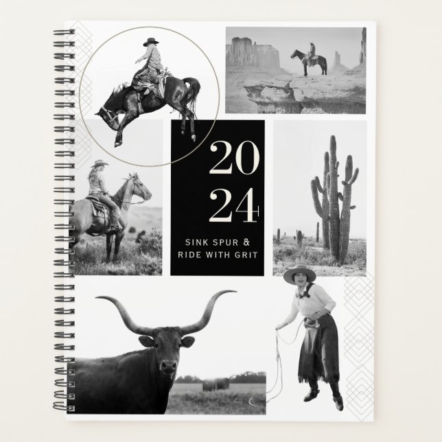 Sink Spur & Ride - 2024 Cowgirl Planner (Front)