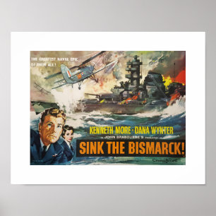 Sink the Bismarck Film Poster