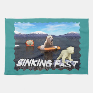 Sinking Fast Kitchen Towel