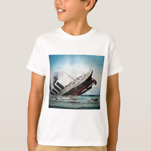 Sinking of the Titanic Magic Lantern Slide T-Shirt