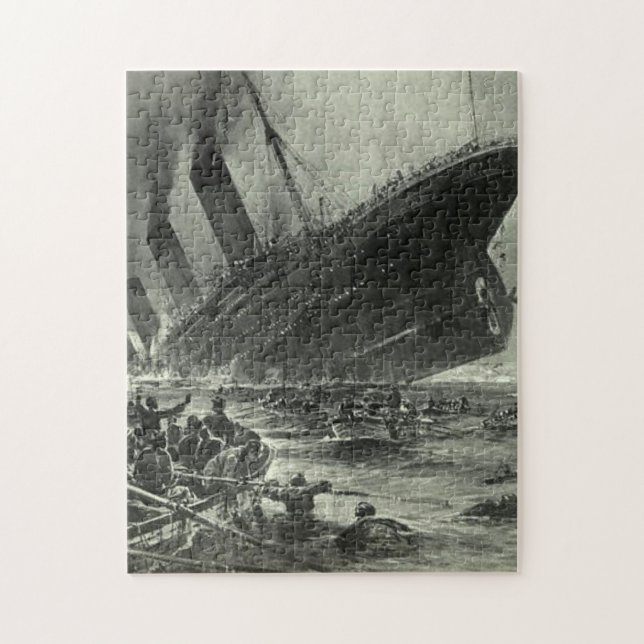 Sinking RMS Titanic Jigsaw Puzzle (Vertical)