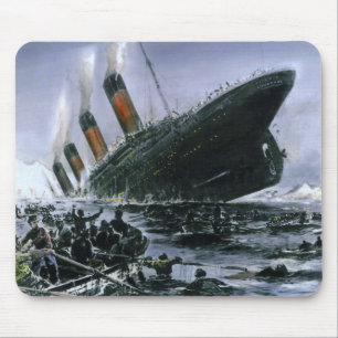Sinking RMS Titanic Mouse Pad