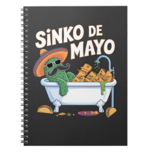 Sinko de Mayo Cinco De Mayo Cactus Funny Notebook