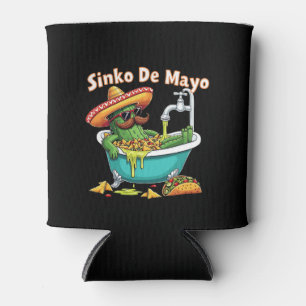 Sinko de Mayo"Funny Cinco de Mayo Cactus  Can Cooler