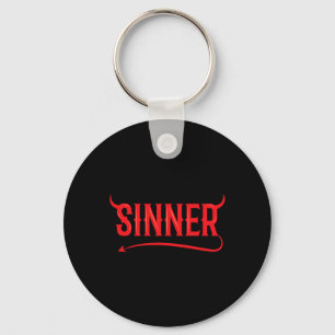 Sinner Outfit Matching Clothes Couple Gifts Fun Ha Keychain