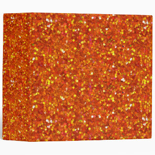Sinopia Orange Glitter Binder