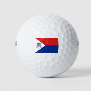 Sint Maarten flag Golf Balls