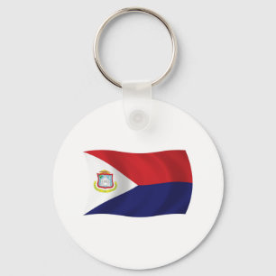 Sint Maarten Flag Keychain