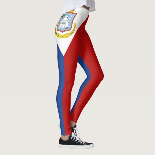 Sint Maarten Flag Leggings (Right)