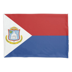 Sint Maarten Flag Pillowcase