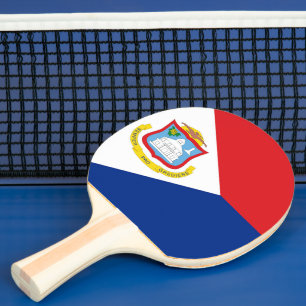 Sint Maarten flag Ping Pong Paddle