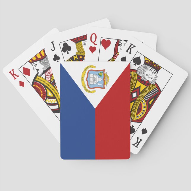 Sint Maarten Flag Playing Cards (Back)