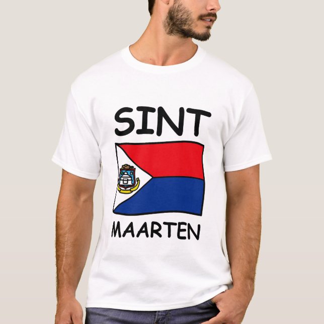 Sint Maarten flag T-Shirt (Front)