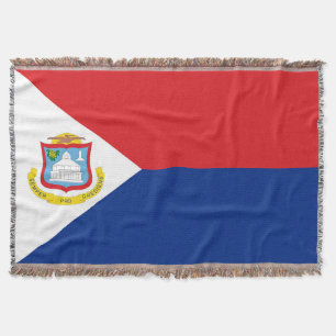 Sint Maarten flag Throw Blanket