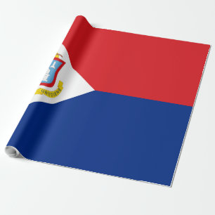 Sint Maarten flag Wrapping Paper