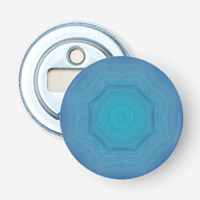 Sint Maarten Ocean Swirls  Bottle Opener (Front)