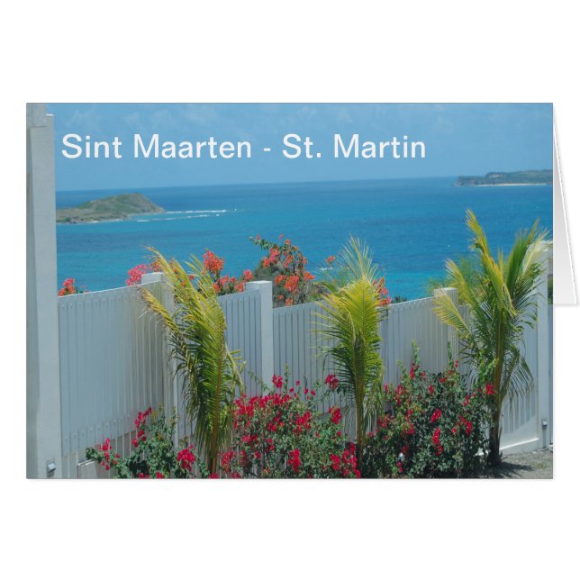 Sint Maarten - Saint Martin Océan Bleu Mer (Devant horizontal)