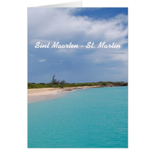 Sint Maarten - St. Martin Beach Scene (Front)
