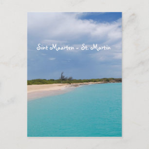 Sint Maarten - St. Martin Beach Scene Postcard